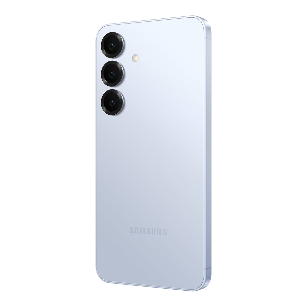 Samsung Galaxy S25 in Icyblue, back (right)