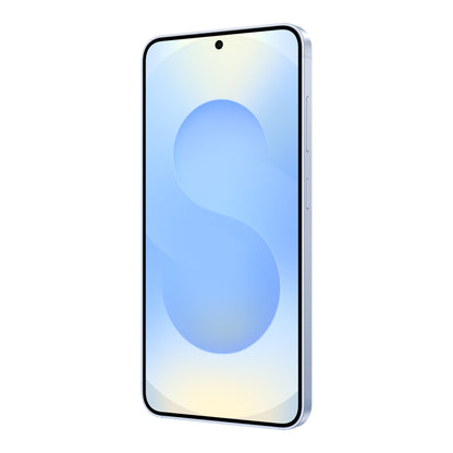 Samsung Galaxy S25 in Icyblue, front (right)