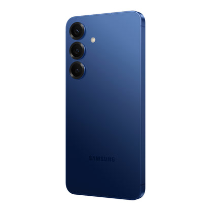 Samsung Galaxy S25 in Navy, back (right)