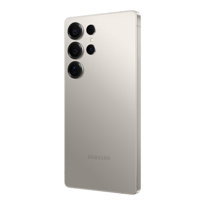 Samsung Galaxy S25 Ultra in Titanium Grey, back (right)