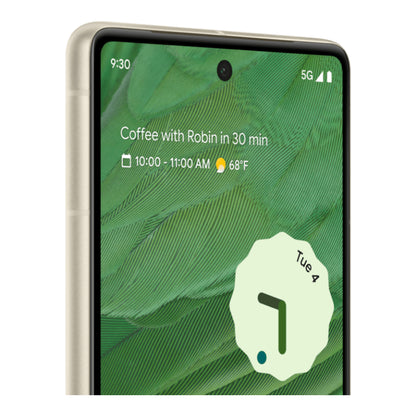 Google Pixel 7 in Lemongrass, angled view