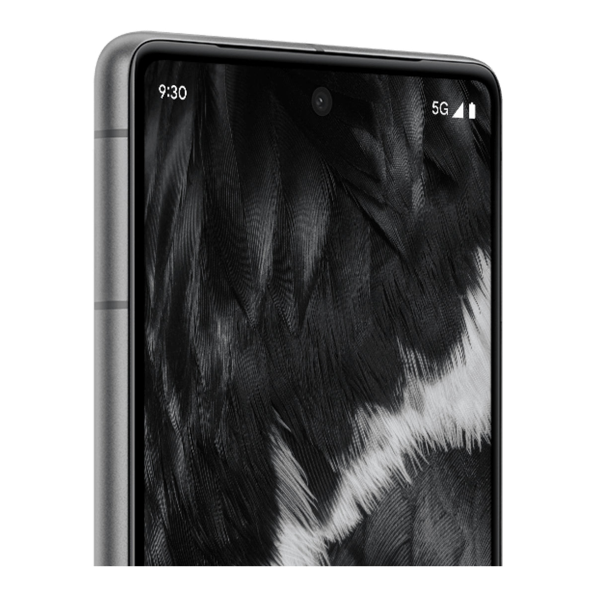 Google Pixel 7 in Obsidian, front and back