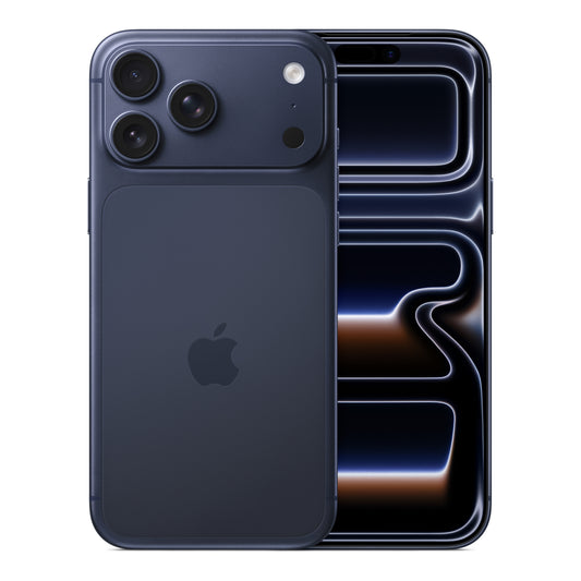 Apple iPhone 17 Pro Max in Deep Blue, product view