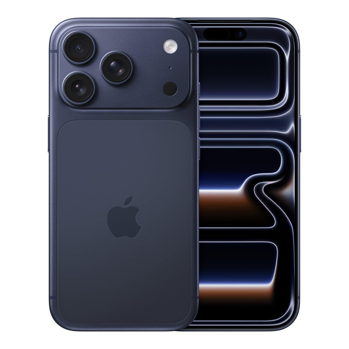 Apple iPhone 17 Pro in Deep Blue, product view