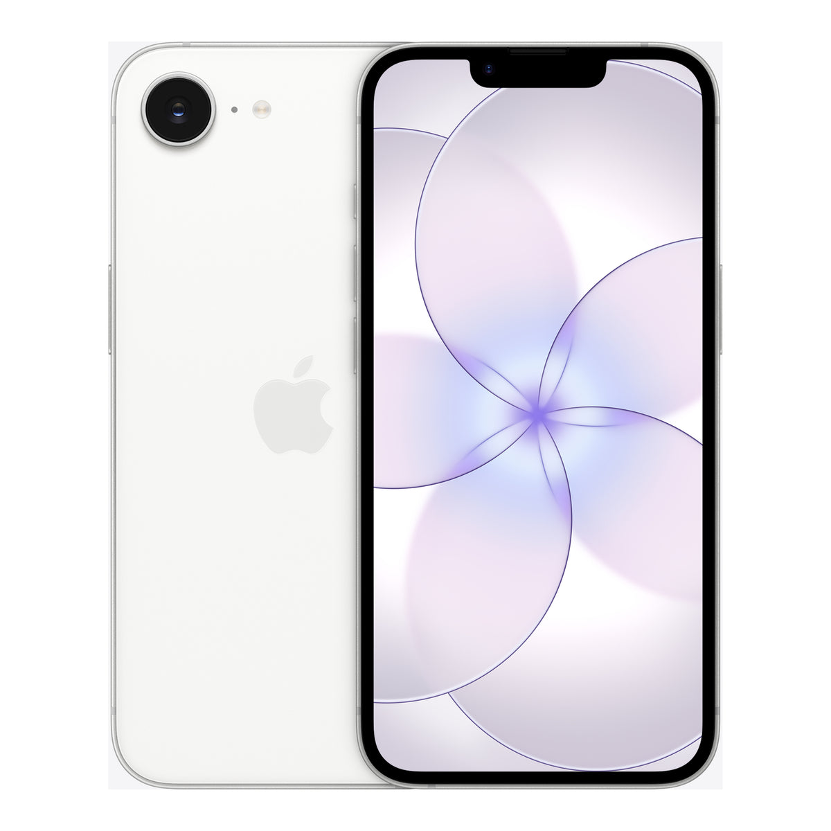 Apple iPhone 17e in White, product view