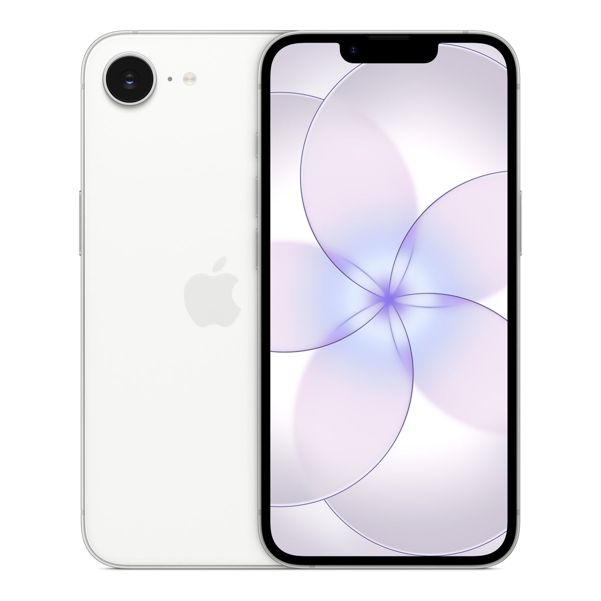 Apple iPhone 17e in White, product view