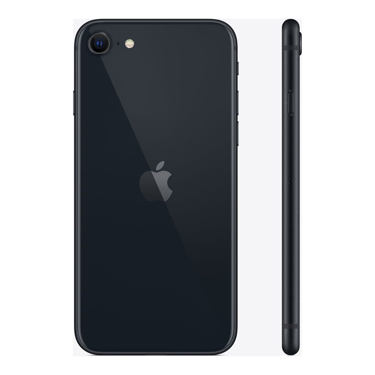Apple iPhone SE (3rd generation) in Midnight, product view