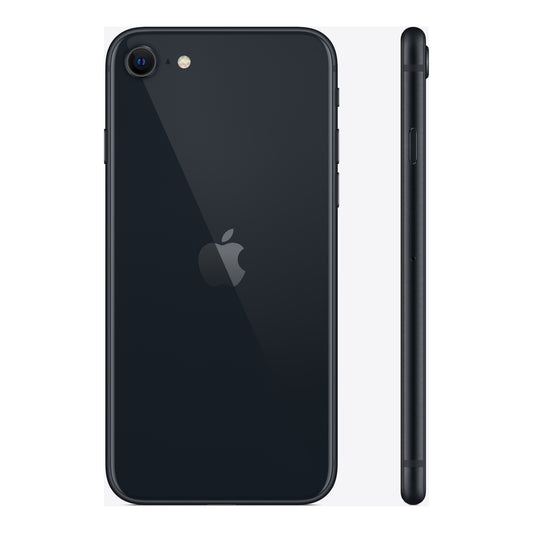 Apple iPhone SE (3rd generation) in Midnight, product view