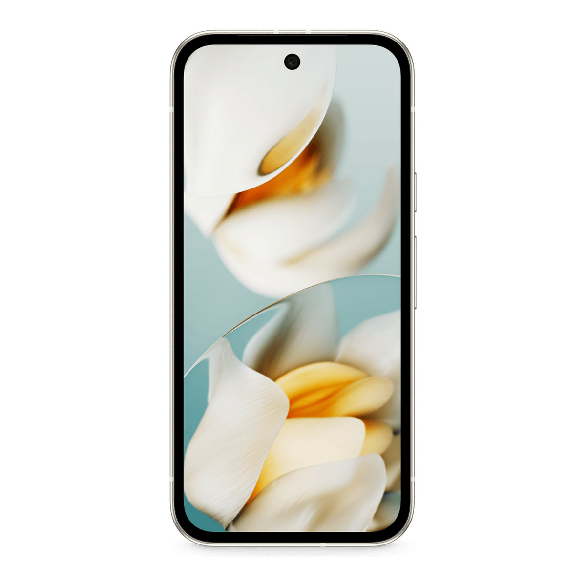 Google Pixel 9a in Porcelain, back