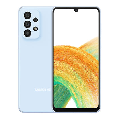 Samsung Galaxy A33 5G in Awesome Blue, front