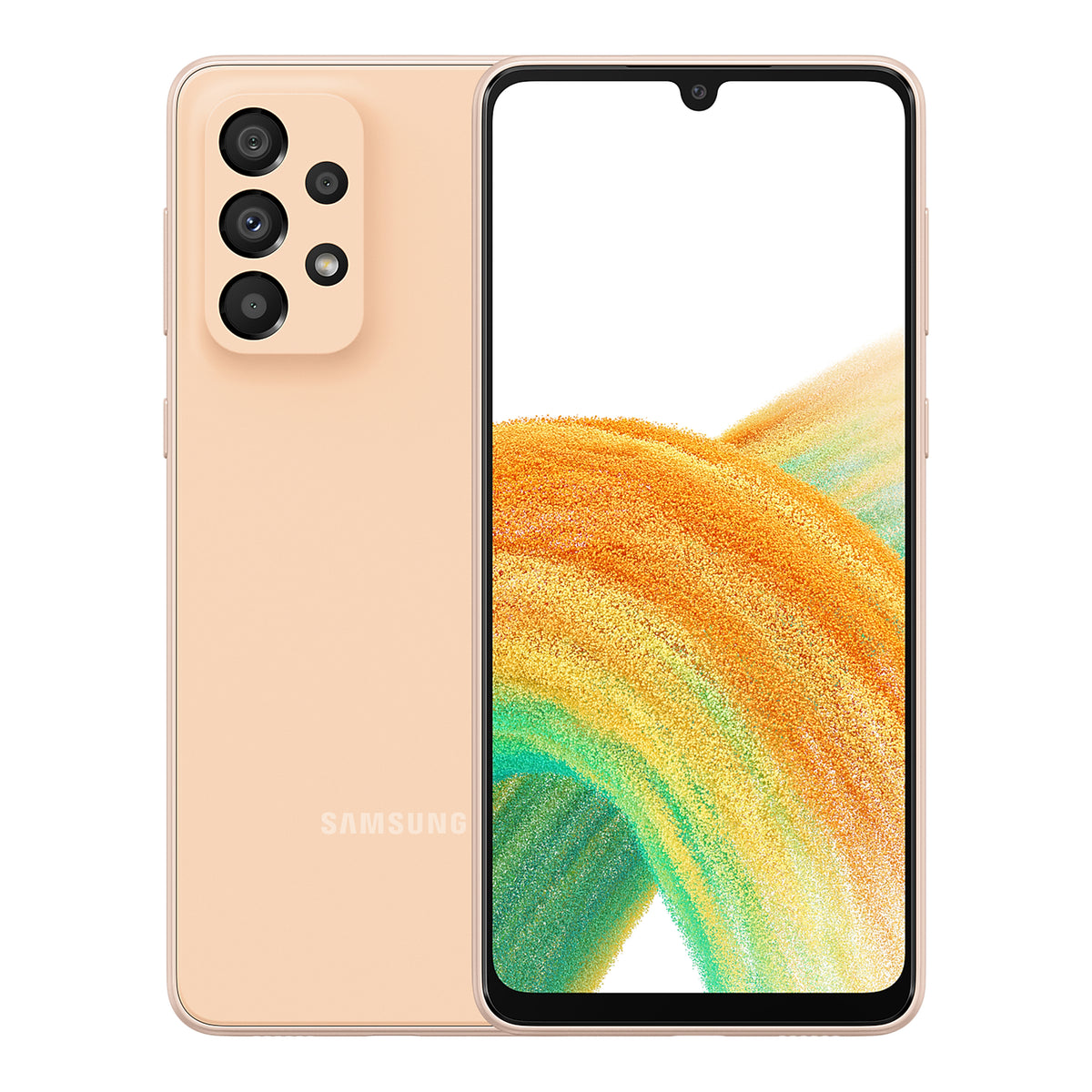 Samsung Galaxy A33 5G in Awesome Peach, front