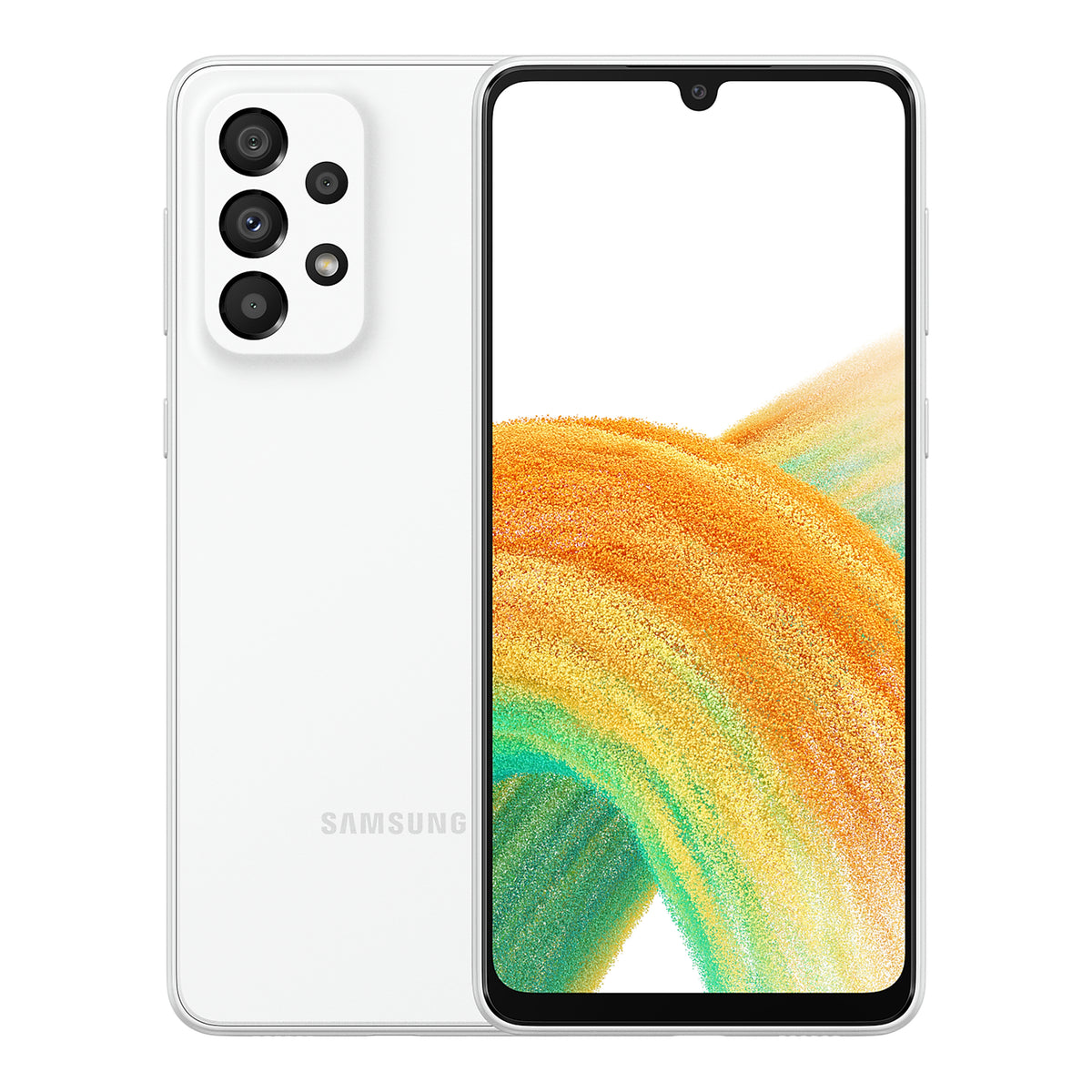 Samsung Galaxy A33 5G in Awesome White, front