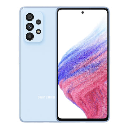 Samsung Galaxy A53 5G in Awesome Blue, front