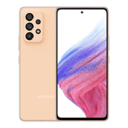 Samsung Galaxy A53 5G in Awesome Peach, front