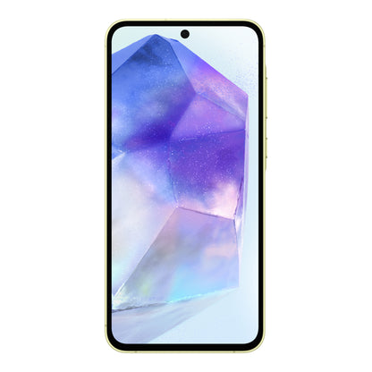 Samsung Galaxy A55 5G in Awesome Lemon, front