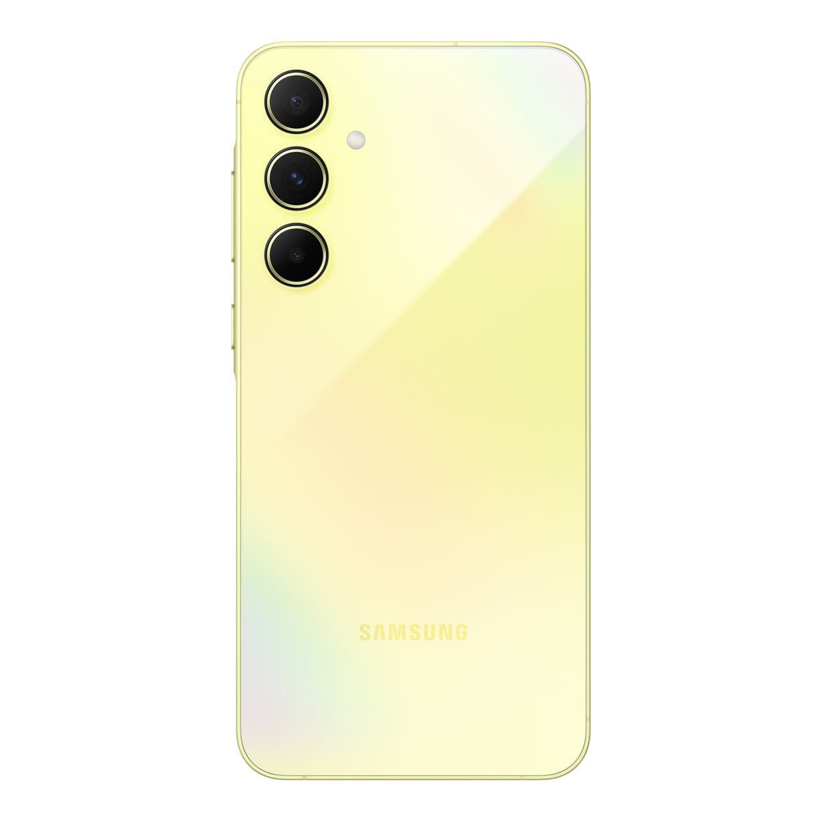 Samsung Galaxy A55 5G in Awesome Lemon, back