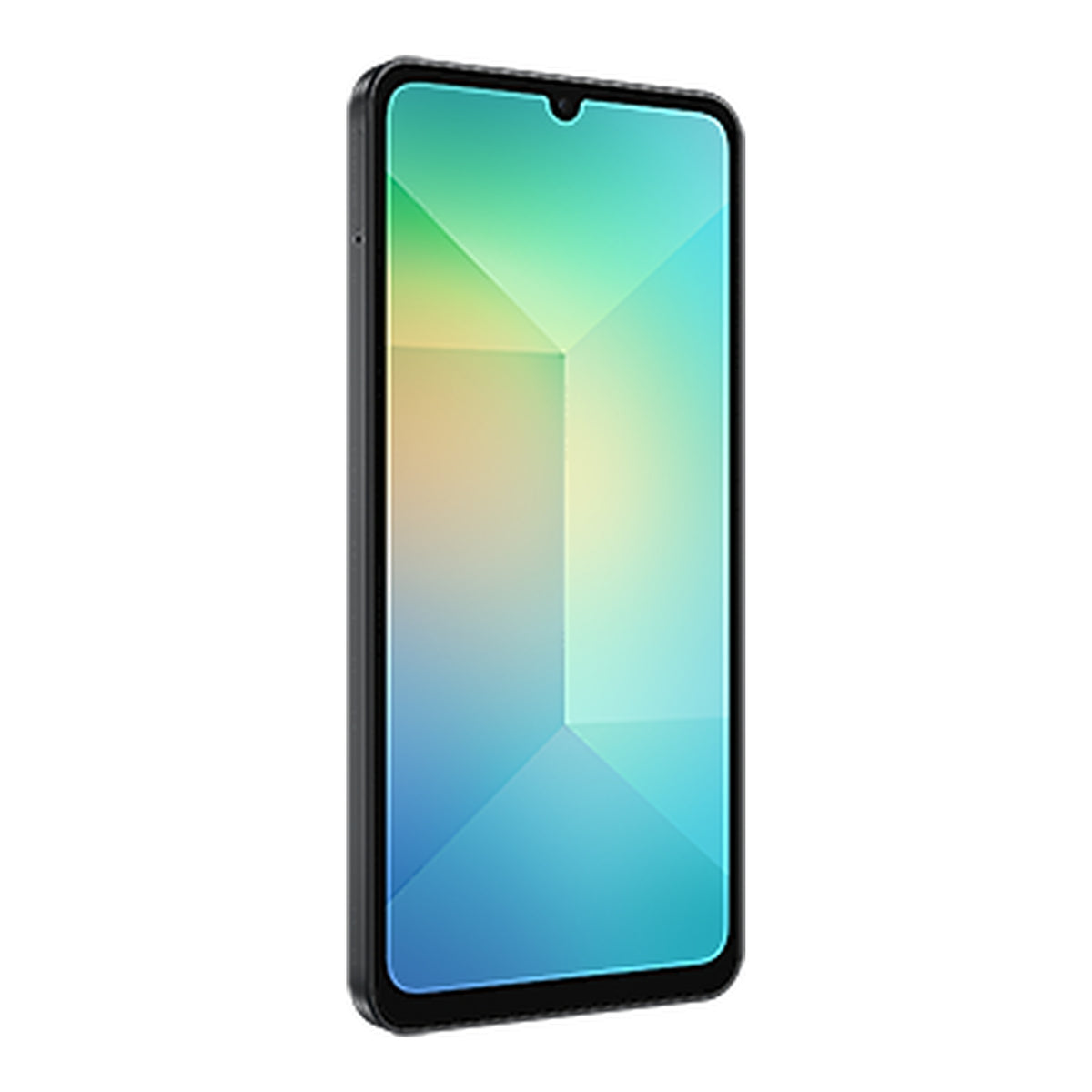 Samsung Galaxy A06 5G in Black, front and back