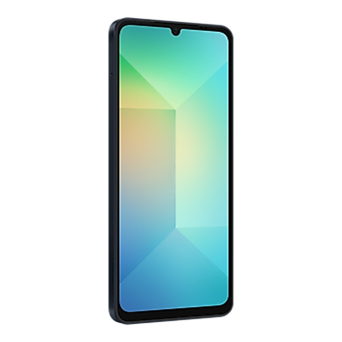 Samsung Galaxy A06 in Black, front and back