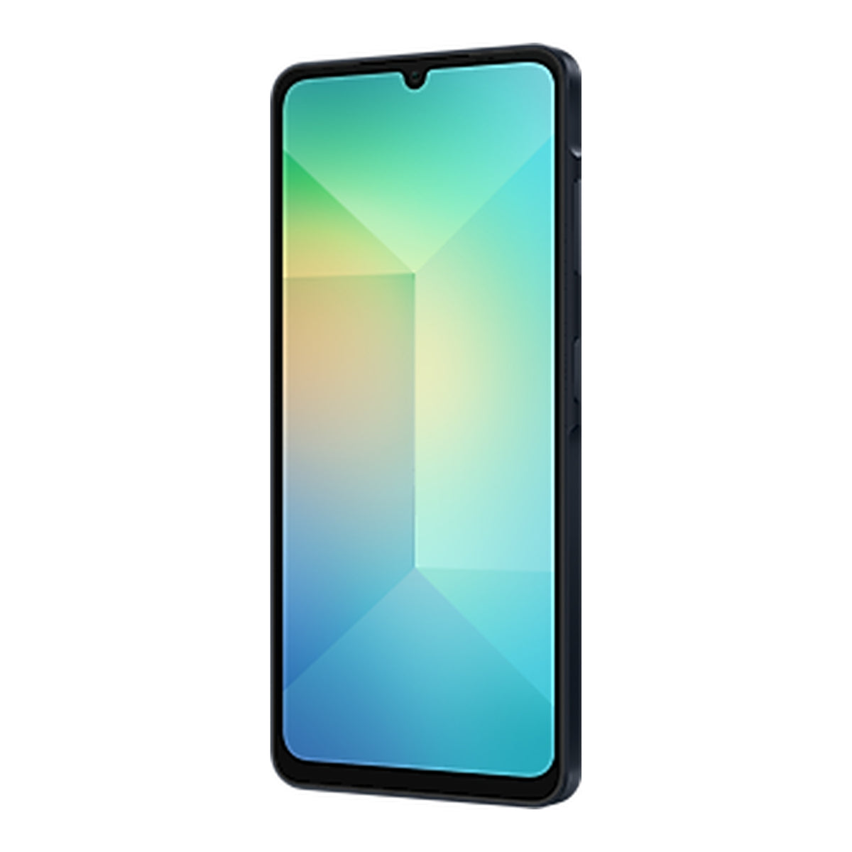 Samsung Galaxy A06 in Black, front and back