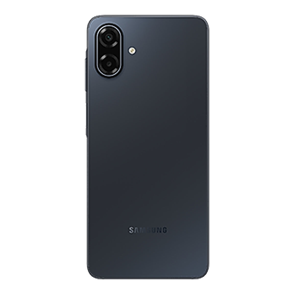 Samsung Galaxy A07 5G in Black, front and back