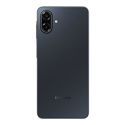 Samsung Galaxy A07 5G in Black, front and back