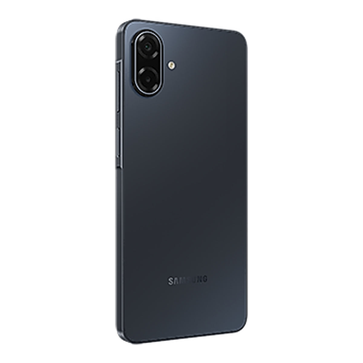 Samsung Galaxy A07 5G in Black, front and back