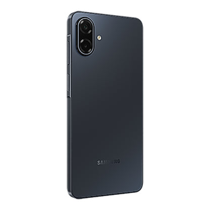 Samsung Galaxy A07 5G in Black, front and back