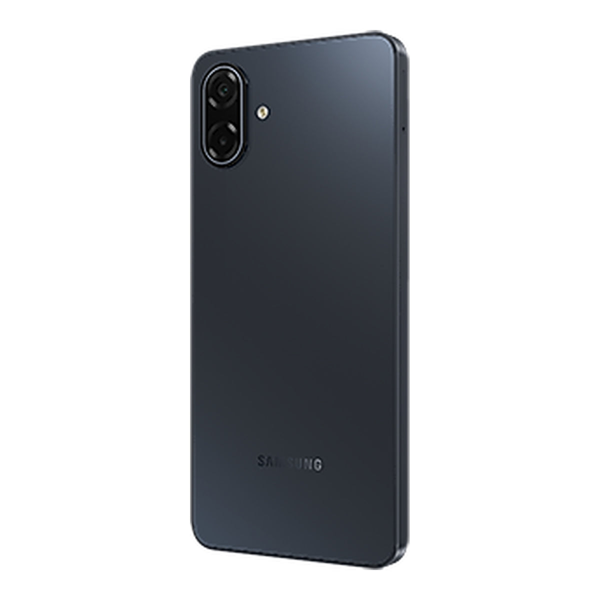 Samsung Galaxy A07 5G in Black, front and back