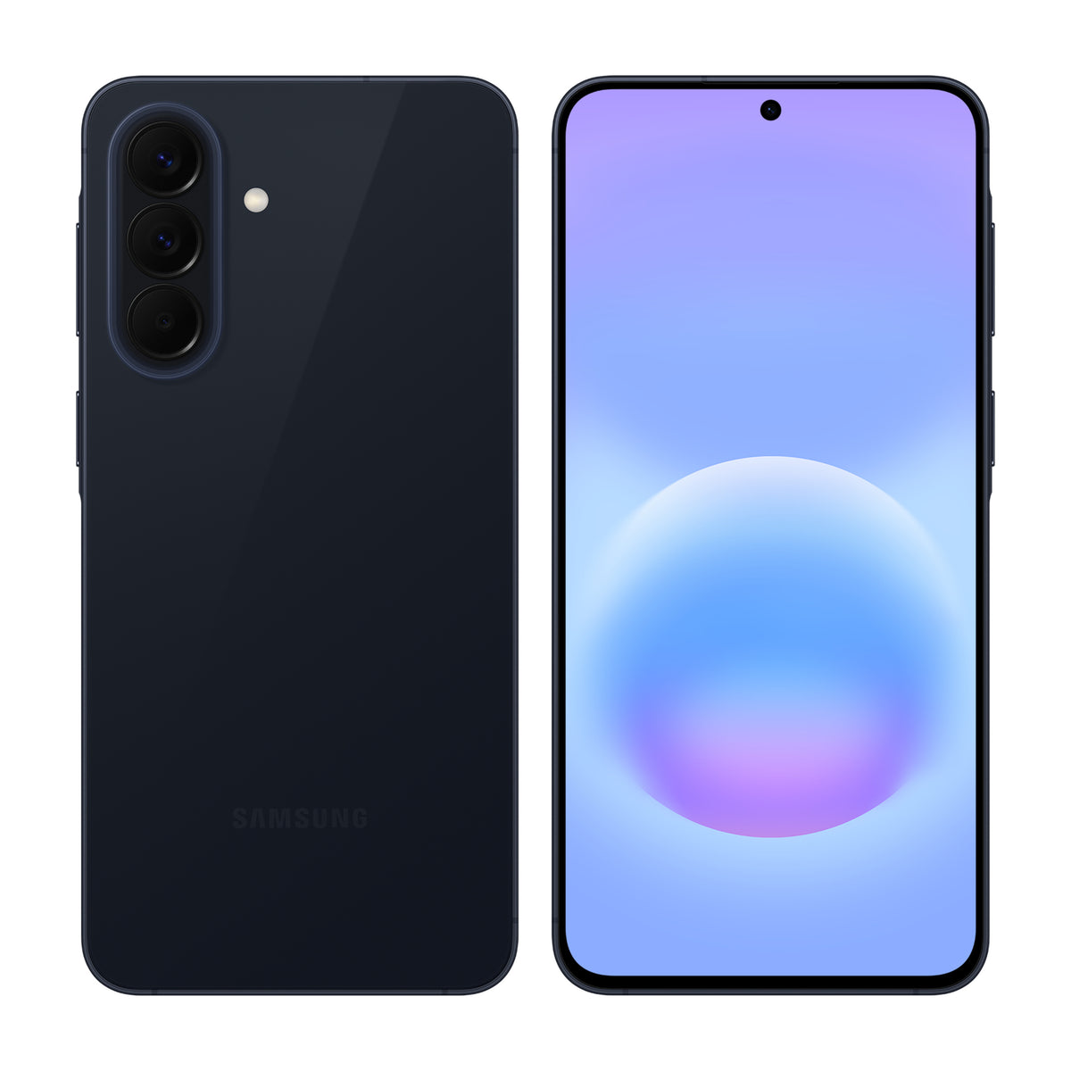 Samsung Galaxy A57 5G 256GB in Navy, front and back view