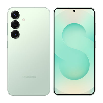 Samsung Galaxy S25 in mint, front and back view