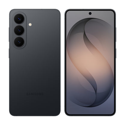 Samsung Galaxy S26 in Black, front and back view