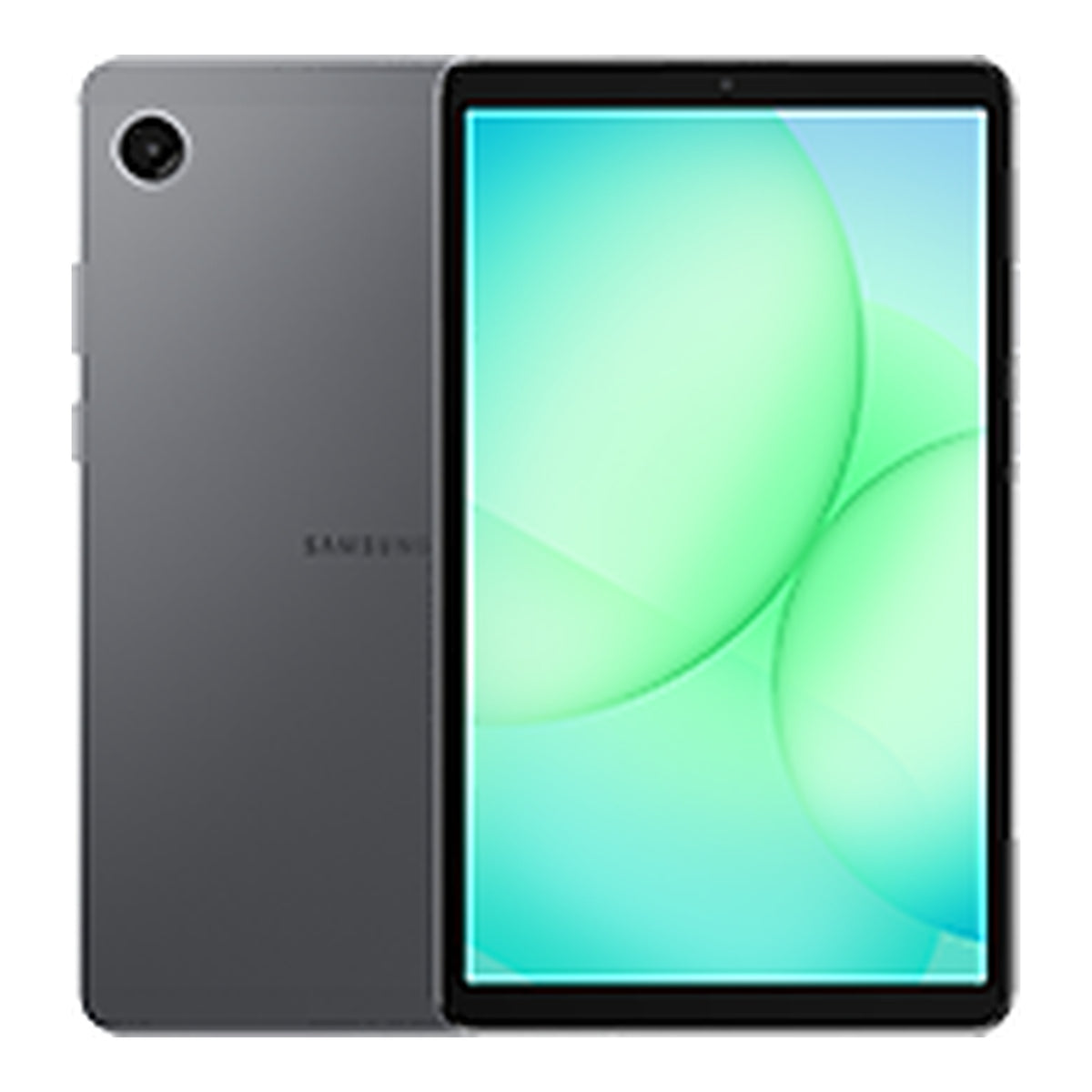 Samsung Galaxy Tab A11 in Grey, front and back