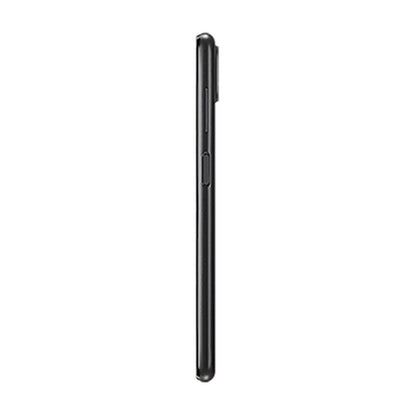 Samsung Galaxy A12 in Black, front and back view