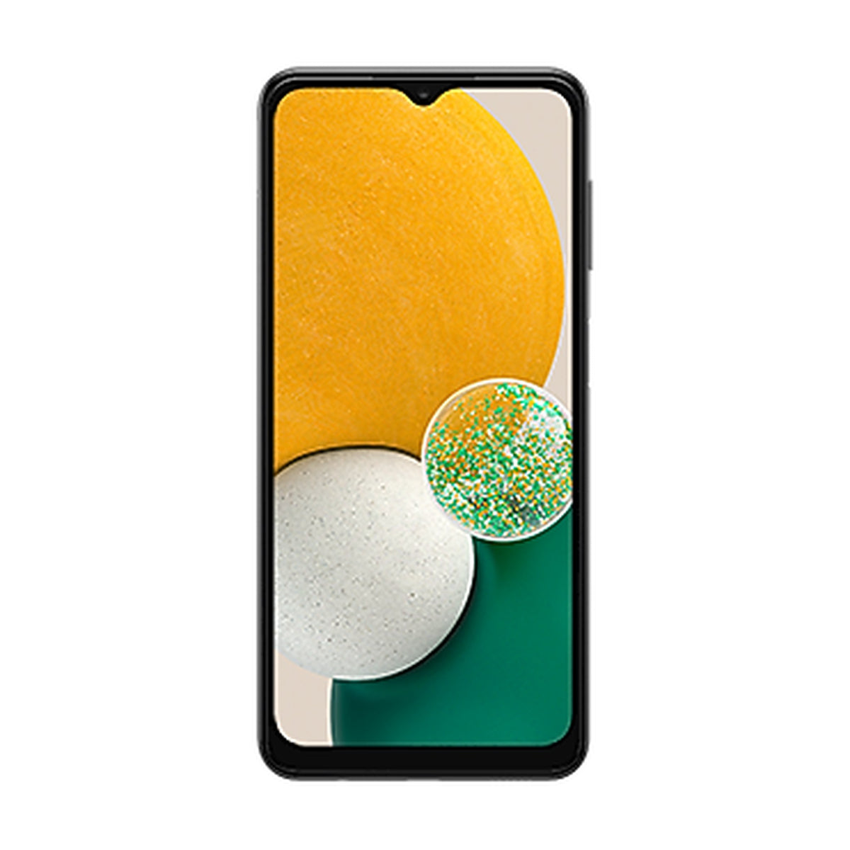 Samsung Galaxy A13 5G in Black, front and back view