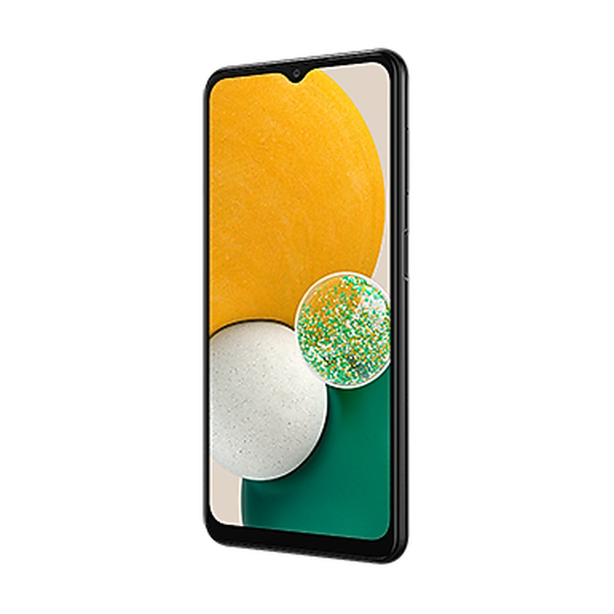 Samsung Galaxy A13 5G in Black, front and back view