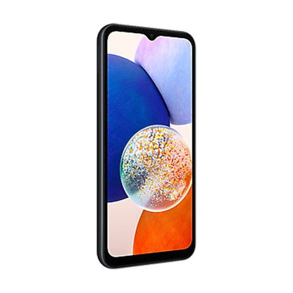 Samsung Galaxy A14 5G in Black, front and back view
