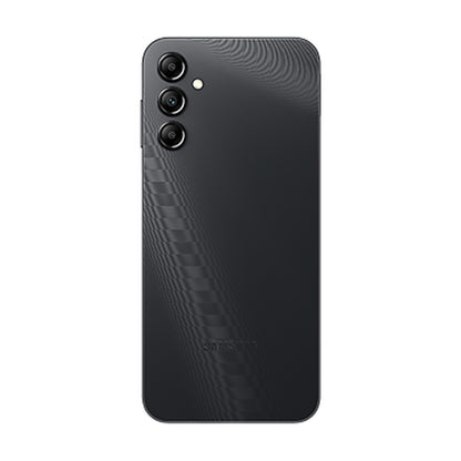 Samsung Galaxy A14 5G in Black, front and back view