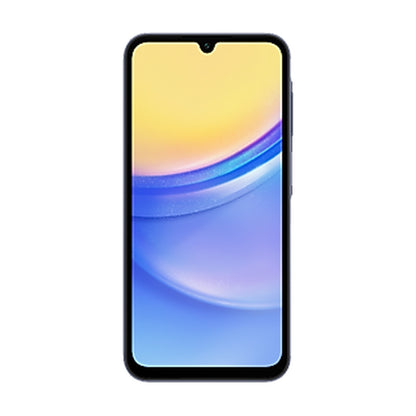 Samsung Galaxy A15 5G in Black, front and back view