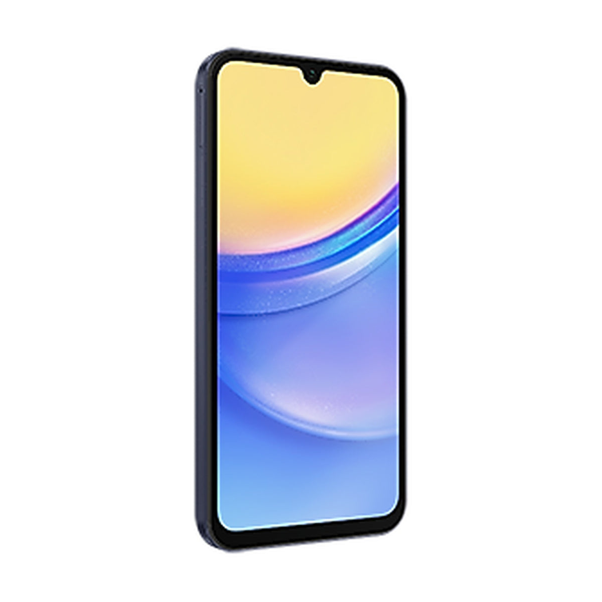 Samsung Galaxy A15 5G in Black, front and back view
