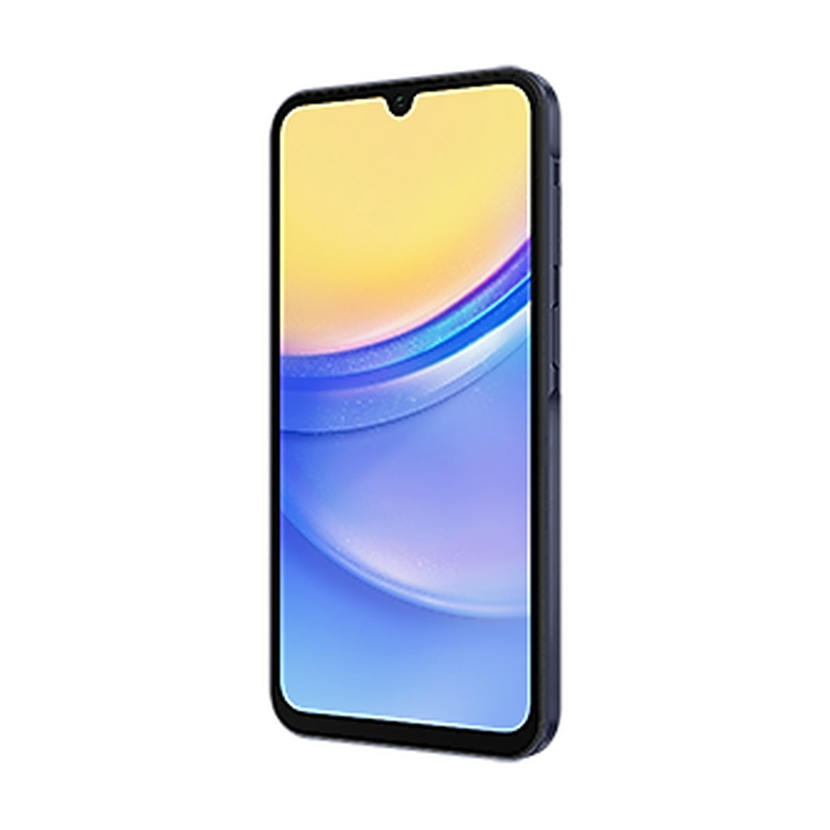 Samsung Galaxy A15 5G in Black, front and back view
