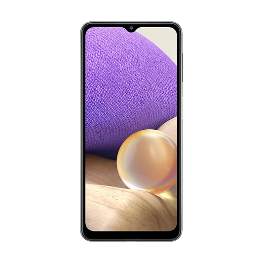 Samsung Galaxy A32 5G in Black, front and back view